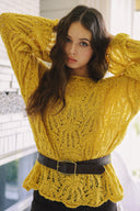 Openwork Knit Sweater T0077