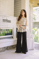 Openwork Knit Sweater T0077