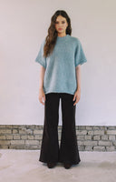 Bouclé Shearling top T0099
