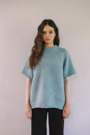 Bouclé Shearling top T0099