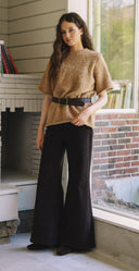Bouclé Shearling top T0099