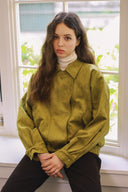 Volume Sleeve Suede Jumper J1000