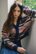 Color Mix Cardigan G0101