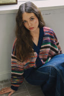 Color Mix Cardigan G0101