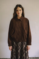 Volume Sleeve Suede Jumper J1000