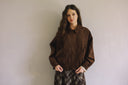 Volume Sleeve Suede Jumper J1000