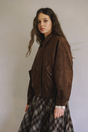 Volume Sleeve Suede Jumper J1000