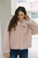 Blush Cloud Fur Jacket J0097