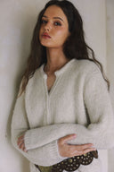 LONG SLEEVE BUTTON DOWN SWEATER