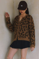 LEOPARD GARDIGAN SWEATER G0004