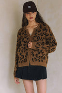 LEOPARD GARDIGAN SWEATER G0004