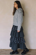 LONG SLEEVE TWO-WAY ZIPPER CARDIGAN SWEATER