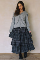 LONG SLEEVE TWO-WAY ZIPPER CARDIGAN SWEATER