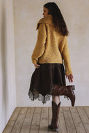 LONG SLEEVE TWO-WAY ZIPPER CARDIGAN SWEATER