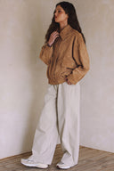SUEDE BLOUSON JACKET J0036