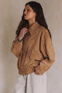 SUEDE BLOUSON JACKET J0036