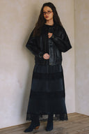 LEATHER JACKET SKIRT S0020
