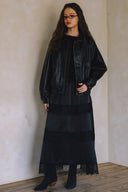 LEATHER JACKET SKIRT S0020