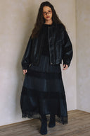 LEATHER JACKET SKIRT S0020