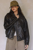 LEATHER JACKET SKIRT S0020