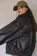 LEATHER JACKET SKIRT S0020