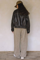 LEATHER JACKET SKIRT S0020