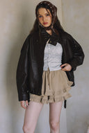TIERED RUFFLE SHORTS