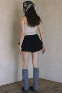 TIERED RUFFLE SHORTS