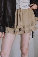 TIERED RUFFLE SHORTS S0019