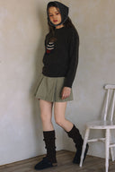 LONG SLEEVE TEDDY BEAR SWEATER MATCH WITH SKIRT S0021