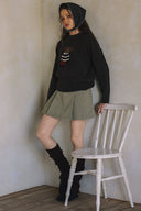 LONG SLEEVE TEDDY BEAR SWEATER MATCH WITH SKIRT S0021