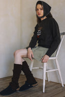 LONG SLEEVE TEDDY BEAR SWEATER MATCH WITH SKIRT S0021