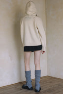 LONG SLEEVE SWEATER WITH HOODIE