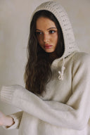 LONG SLEEVE SWEATER WITH HOODIE