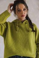 LONG SLEEVE SWEATER WITH HOODIE