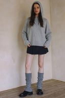MIXIED KINT HOODIE SWEATER T0013