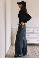 VINTIGE WASH SWEATER PANTS P0023