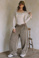 PANTS WITH POCKETS MATCH WITH TOP T0028