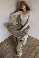 PANTS WITH POCKETS MATCH WITH TOP T0028