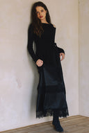 LONG SLEEVE CUT OUT SHOULDER TOP