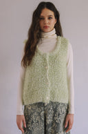 Mixed Yarn Vest V0048