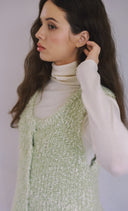 Mixed Yarn Vest V0048